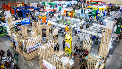 Estandes de exposição da PEC Nordeste de 2022 (Foto: Divulgação)